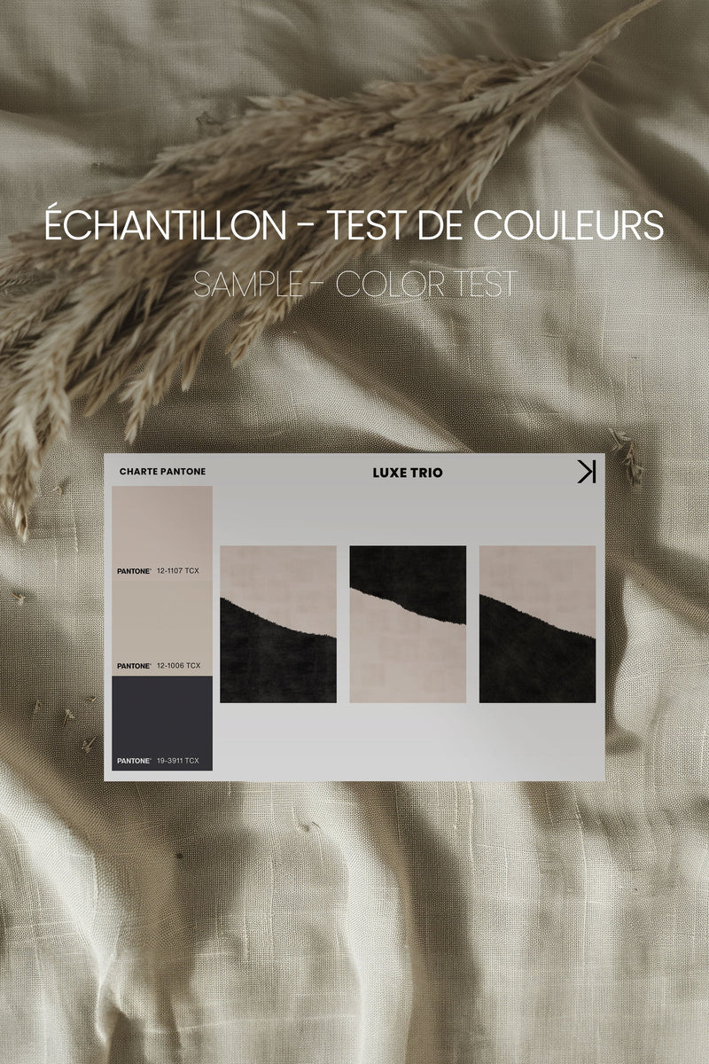 LUXE TRIO (3 Oeuvres sur toile étirée)