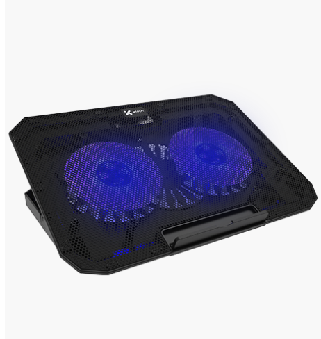 Xtech - Laptop Cooling Pad up to 15.6" with LED Fans - Black - XTA-156