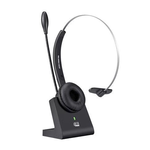 Adesso - Bluetooth headset with Microphone and Charging Dock