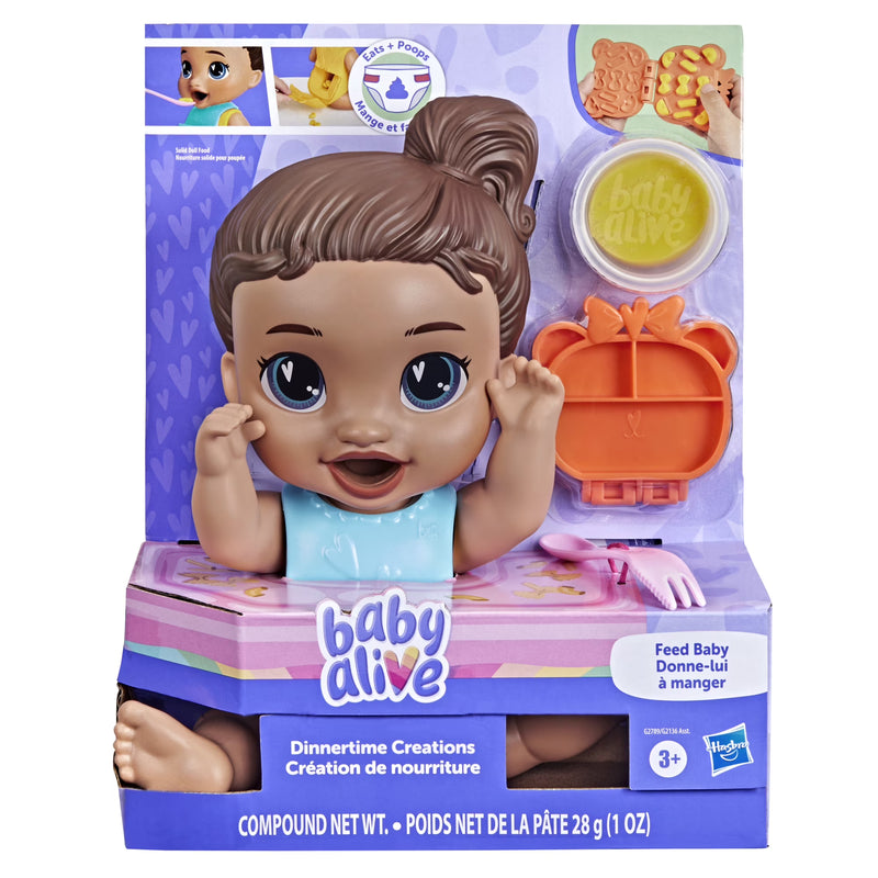 Baby Alive - Dinnertime Creations - Brown Hair