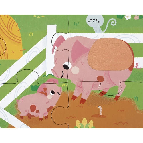 Janod - PUZZLE- TACTILE FARM