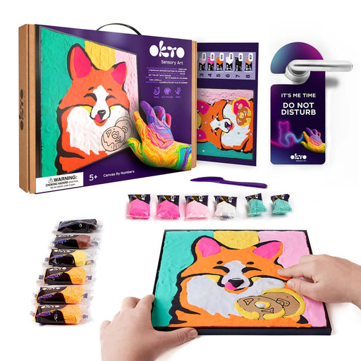 OKTO - COLORING WITH CLAY BY NUMBERS - Fox - Limolin 