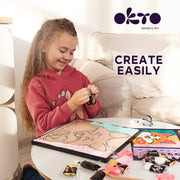 OKTO - COLORING WITH CLAY BY NUMBERS - Fox - Limolin 