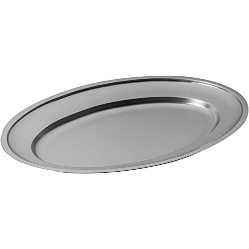 Mepra - Original Vintage Oval Tray - 13.77"W x 19.68"D - Pewter – MPR-20017250