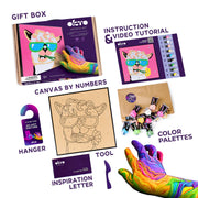 OKTO - COLORING WITH CLAY BY NUMBERS - LLAMA - Limolin 