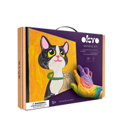 OKTO - COLORING WITH CLAY BY NUMBERS - CAT - Limolin 