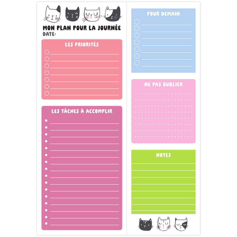 PLANNING NOTEPAD- CATS