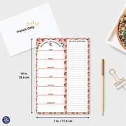PLANNING NOTEPAD-ORANGES