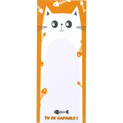 NOTEPAD- CHAT JAUNE