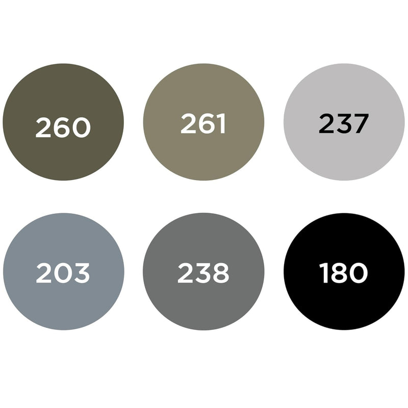 ONE4ALL™  Acrylic Twin Grey Set