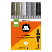 ONE4ALL™  Acrylic Twin Grey Set