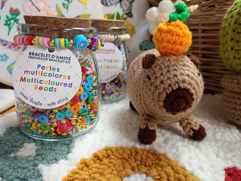 DIY BEAD JAR MULTICOLOURED