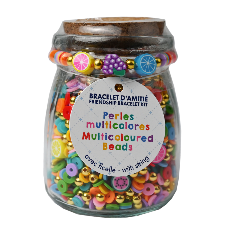 DIY BEAD JAR MULTICOLOURED