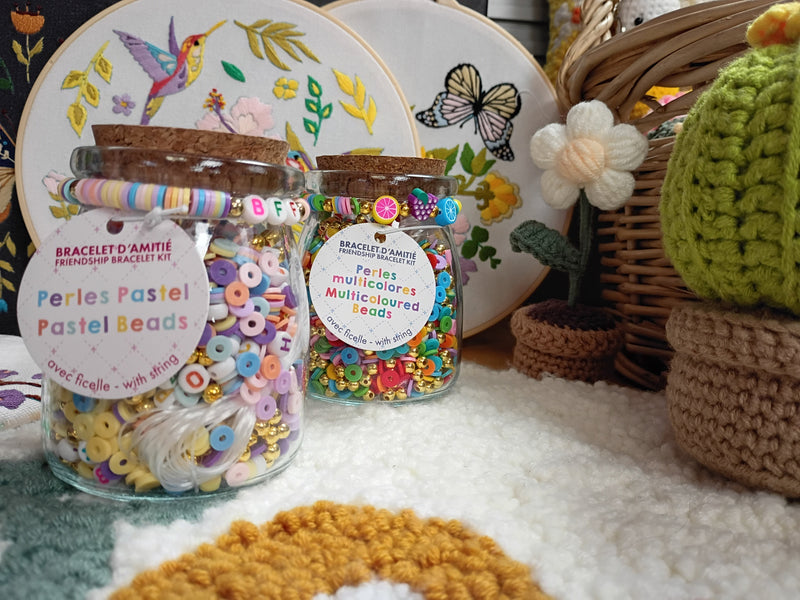 DIY BEAD JAR PASTEL