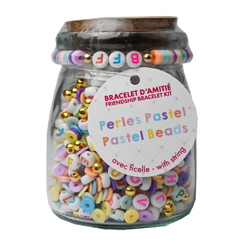 DIY BEAD JAR PASTEL