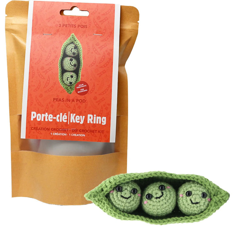 PEAS IN A POD DIY CROCHET KEY RING KIT