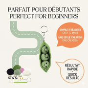 PEAS IN A POD DIY CROCHET KEY RING KIT