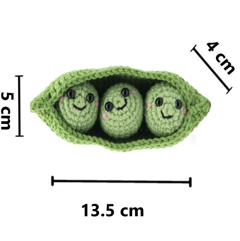 PEAS IN A POD DIY CROCHET KEY RING KIT