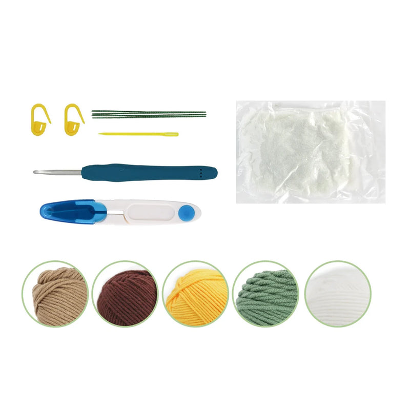 Broderie - KIT DE CROCHET À FAIRE SOI-MÊME MARGUERITE EN POT