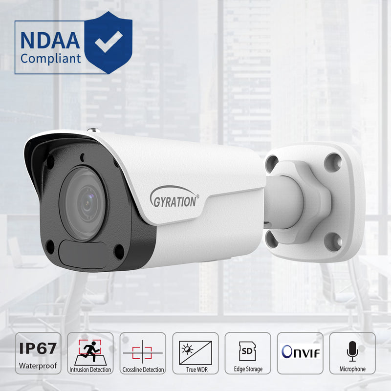 Gyration - Outdoor Network Camera CYBERVIEW 200B 2MP Outdoor IR Fixed Bullet