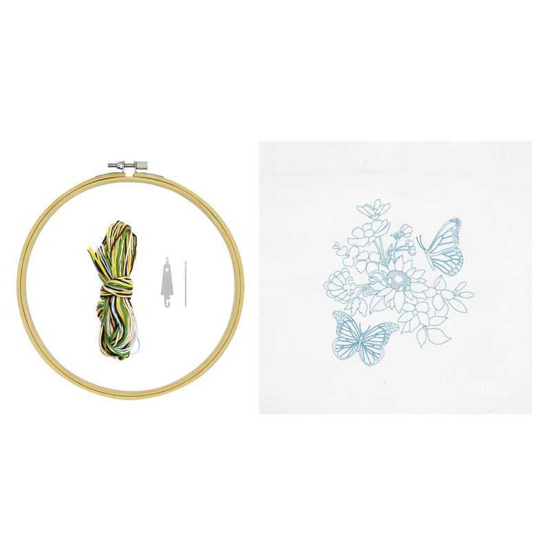BUTTERFLY EMBROIDERY KIT