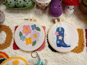 COWBOY MINI PUNCH NEEDLE KIT