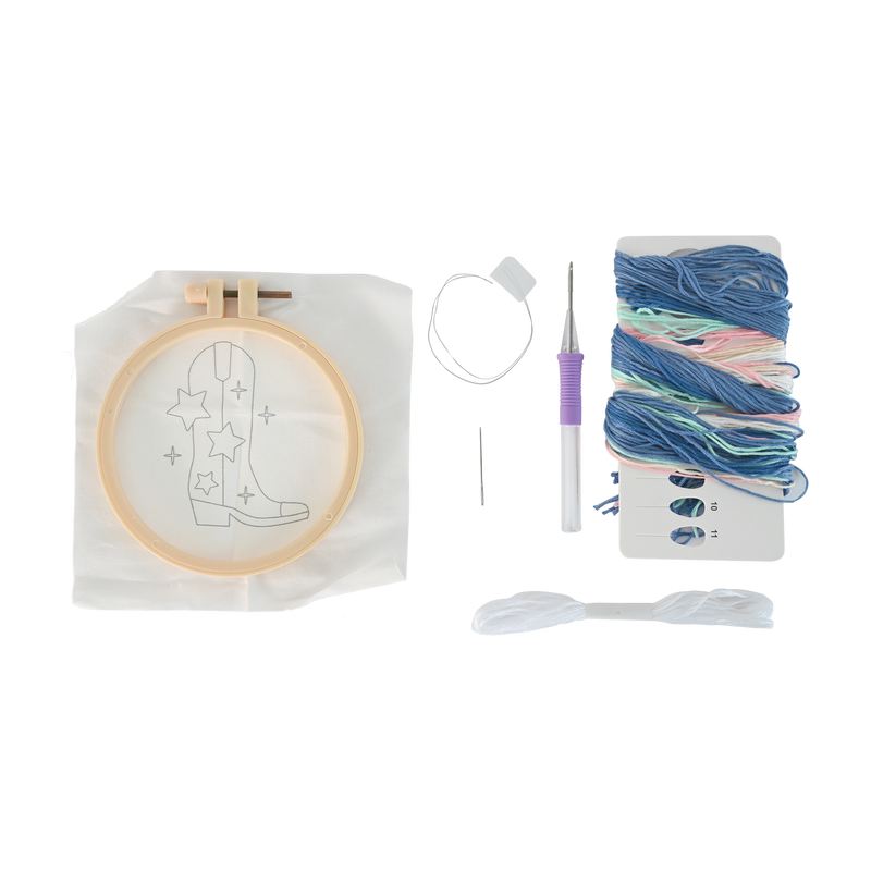 COWBOY MINI PUNCH NEEDLE KIT