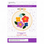 FLOWER MINI PUNCH NEEDLE KIT