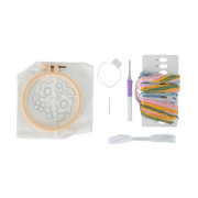 FLOWER MINI PUNCH NEEDLE KIT