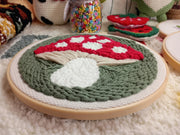 MUSHROOM HOME DECOR PUNCH NEEDLE KIT