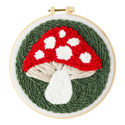 MUSHROOM HOME DECOR PUNCH NEEDLE KIT