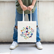 FLOWER TOTE BAG EMBROIDERY KIT