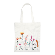 MEADOW FLOWERS TOTE BAG EMBROIDERY KIT