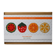 FRUITS PUNCH NEEDLE COASTER KIT