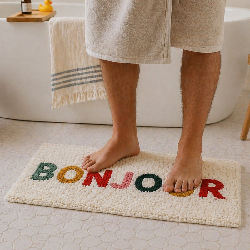 BONJOUR  PUNCH NEEDLE MAT KIT