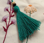 FLOWER EMBROIDERY POUCH KIT