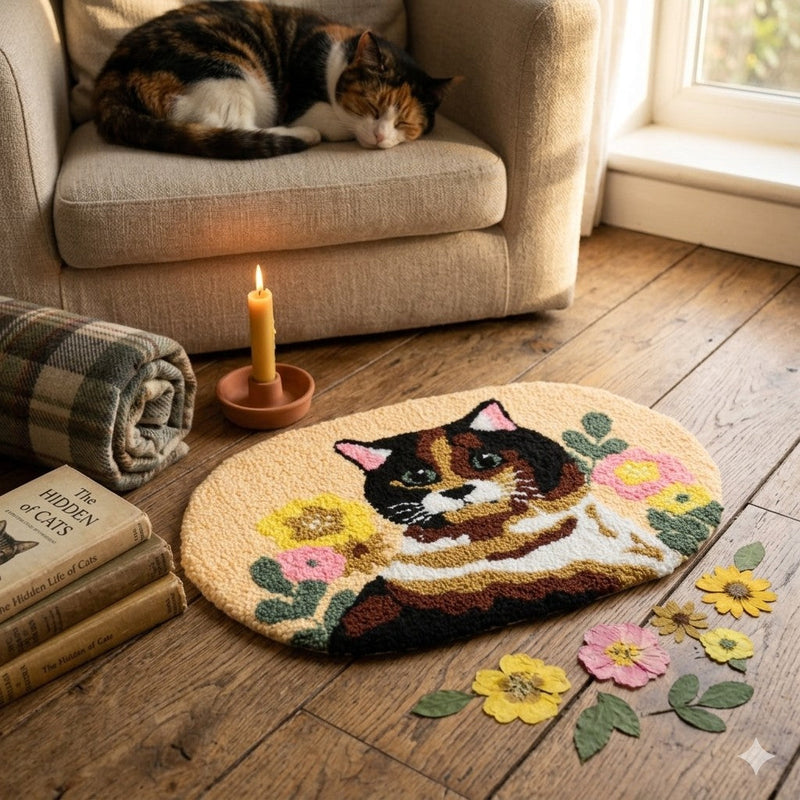 KITTY PUNCH NEEDLE RUG KIT