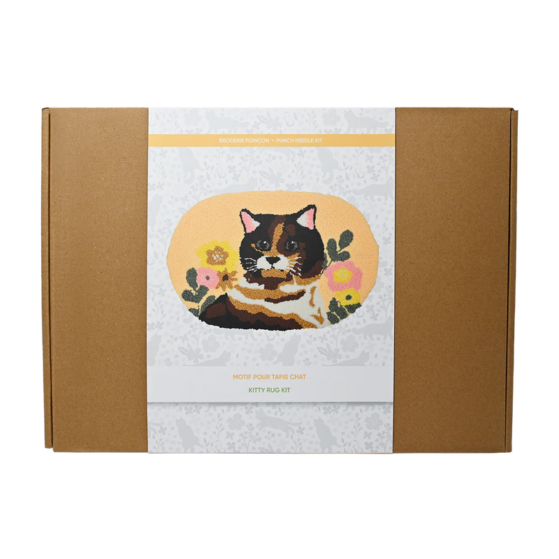 Broderie - KITTY PUNCH NEEDLE RUG KIT