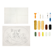 KITTY PUNCH NEEDLE RUG KIT
