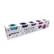 5 COLOUR MODELLING CLAY KIT- GLITTER