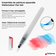 WATERCOLOUR TRAVEL KIT-17 PIECES