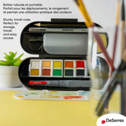 WATERCOLOUR TRAVEL KIT-17 PIECES