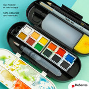 WATERCOLOUR TRAVEL KIT-17 PIECES