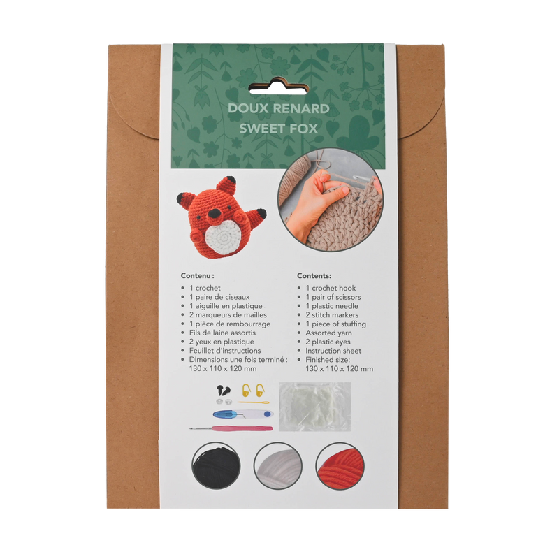 SWEET FOX DIY CROCHET KIT