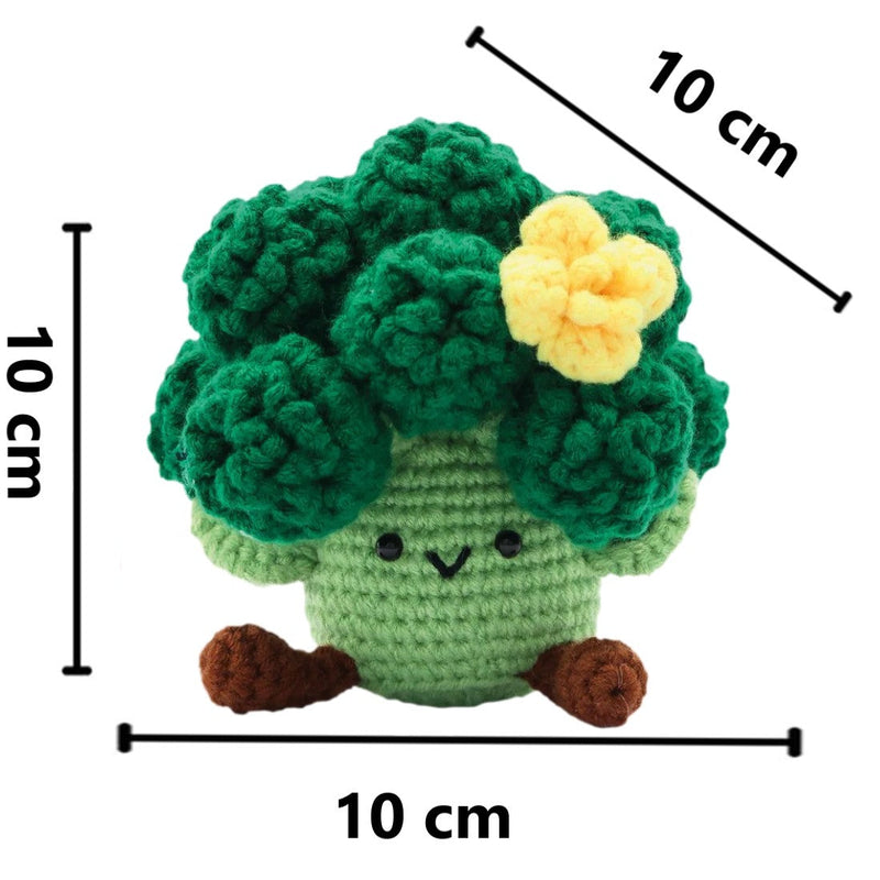MINI BROCOLI BUDDY DIY CROCHET KIT