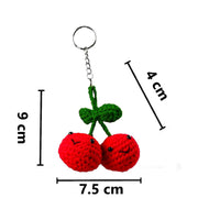 CHERRIES KEYCHAIN DIY  CROCHET KIT