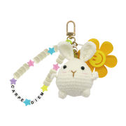 LITTLE BUNNY KEYCHAIN DIY CROCHET KIT