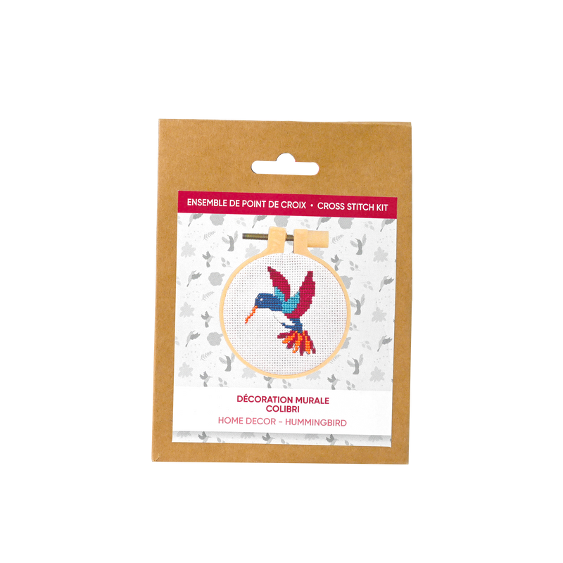 HUMMINGBIRD CROSS STITCH KIT