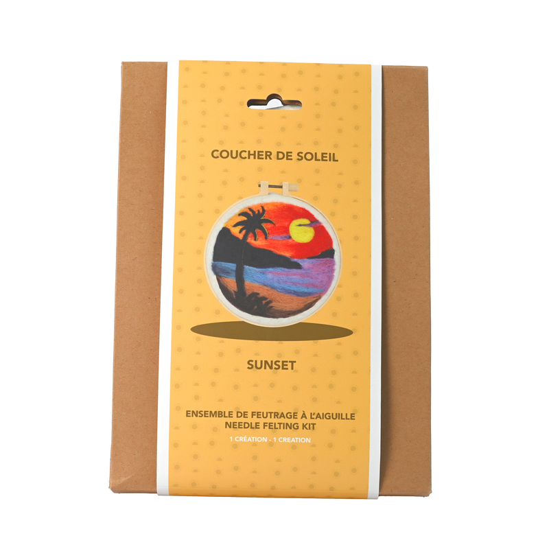 ISLAND SUNSET NEEDLE FELTING KIT