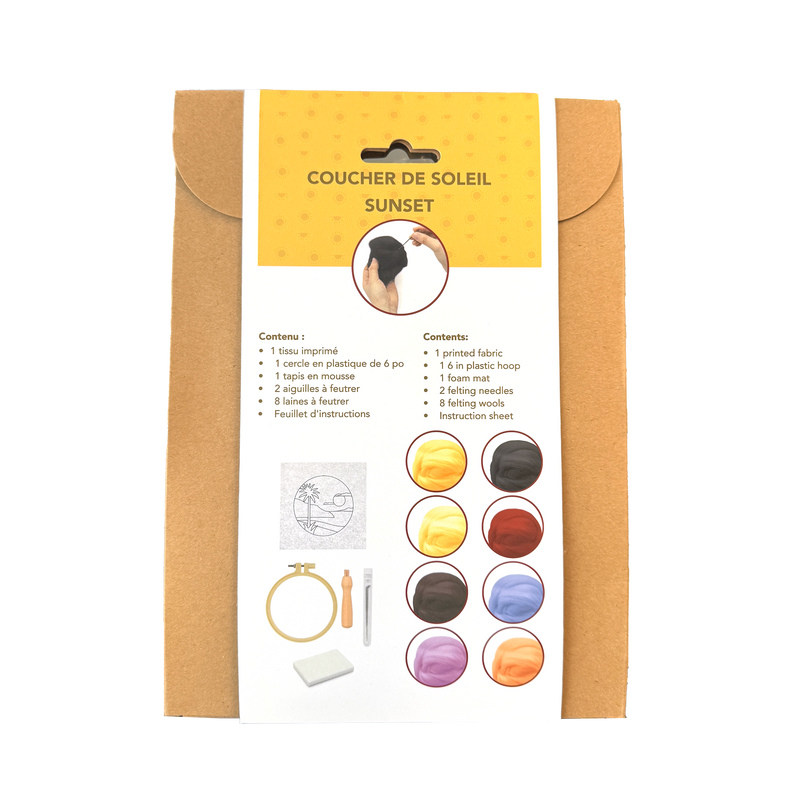 ISLAND SUNSET NEEDLE FELTING KIT